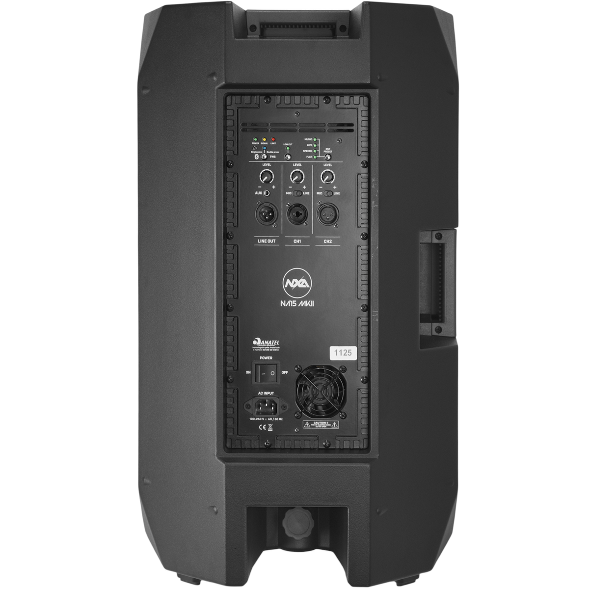 Caixa Ativa 2-Vias 15 Polegadas 1200W Com DSP Bluetooth TWS NA15 MK2 - NXA-1